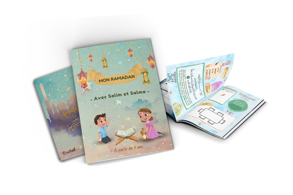[LIVRET-RAMADAN] Mon Ramadan avec Salim et Salma - Livret Spécial Enfant à partir de 7 ans | Planner, Activités et Défis Inspirants